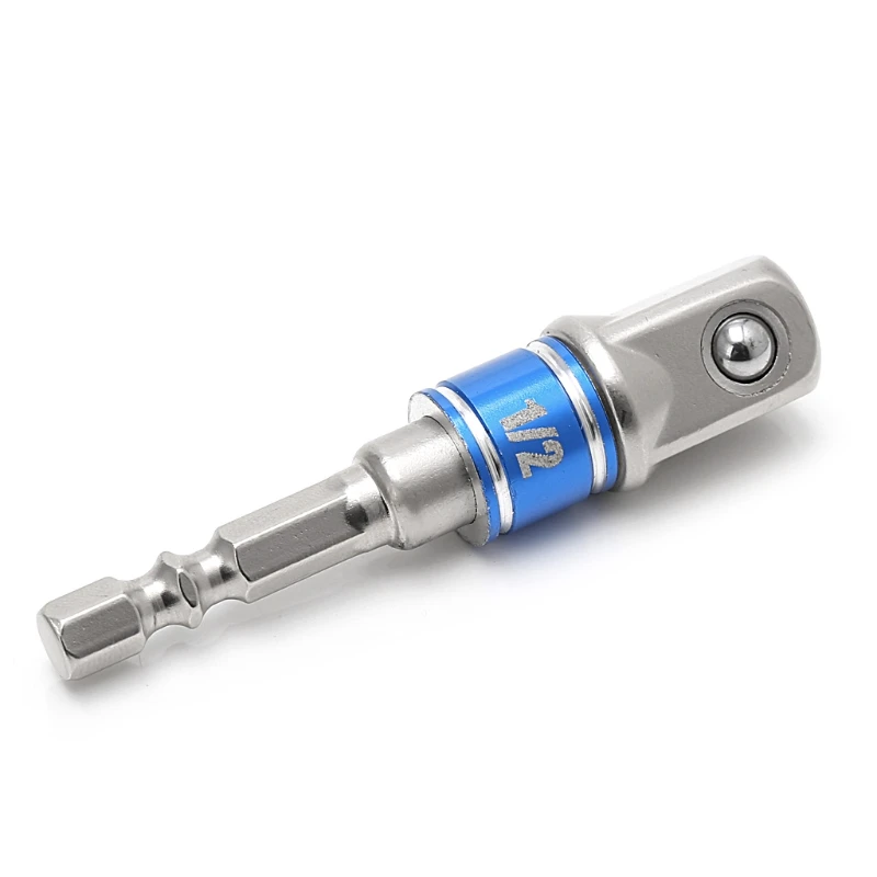 

3 Pcs Power Screwdriver Driver Socket Bit Adapter Drill 1/4" 3/8" 1/2" Hex Shank - L057 New hot