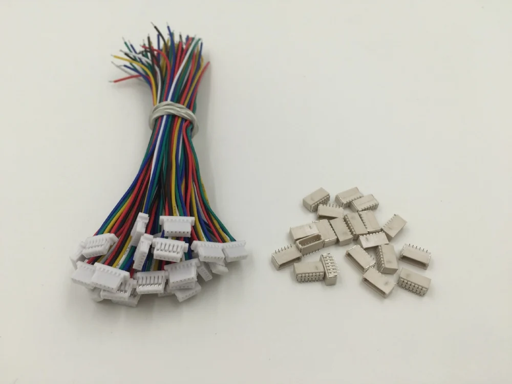 2 комплекта Micro JST SH 1,0 мм 6-Pin гнездовой разъем с проводом и Штекерный соединитель