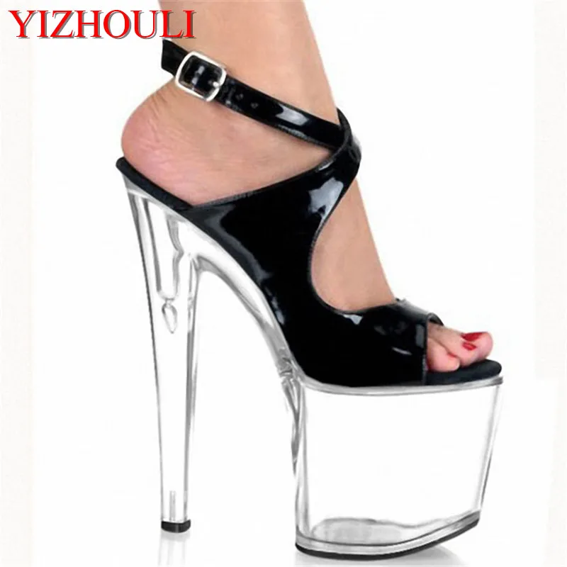 20cm Women with high performance shoe, catwalk shows shoes, fine with high heels Dance Shoes