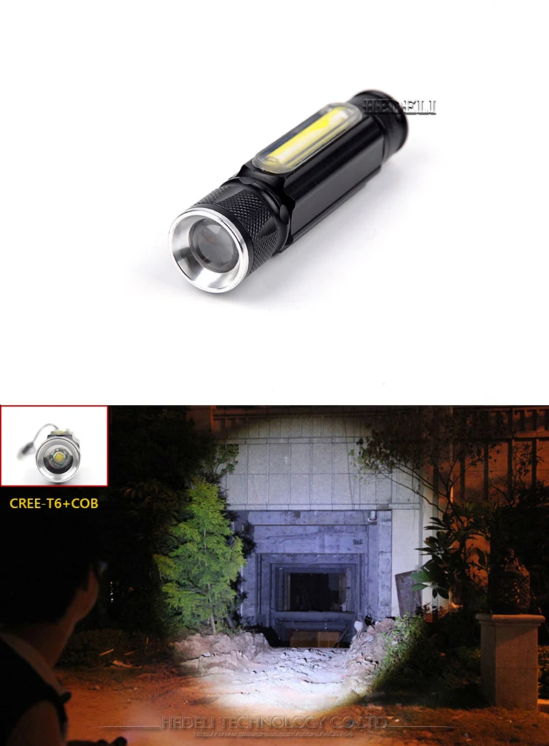 Мини cob Penlight светодиодный фонарик cree q5 Рабочий фонарь водонепроницаемый светильник linterna lanterna использовать 14500 перезаряжаемый аккумулятор или AA