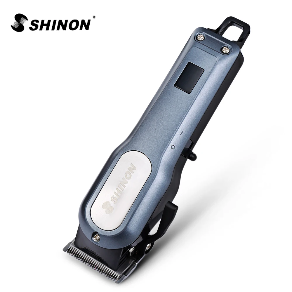 Профессиональный триммер SHINON SH 1888 4 направляющих ЖК экран Аккумуляторная
