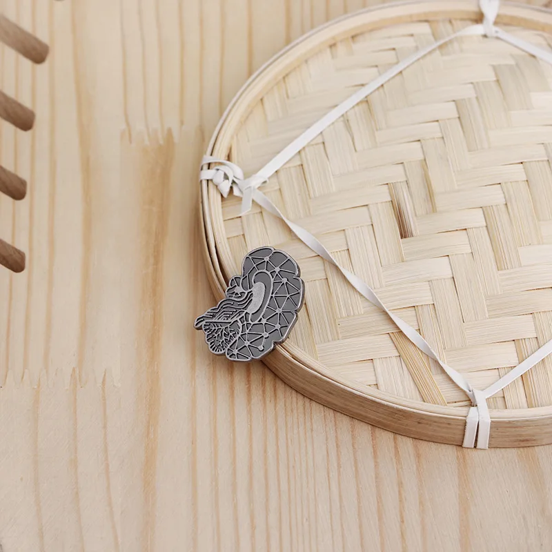 Высокое качество оригинальная модная брошка из сплава с мозгом аксессуары для