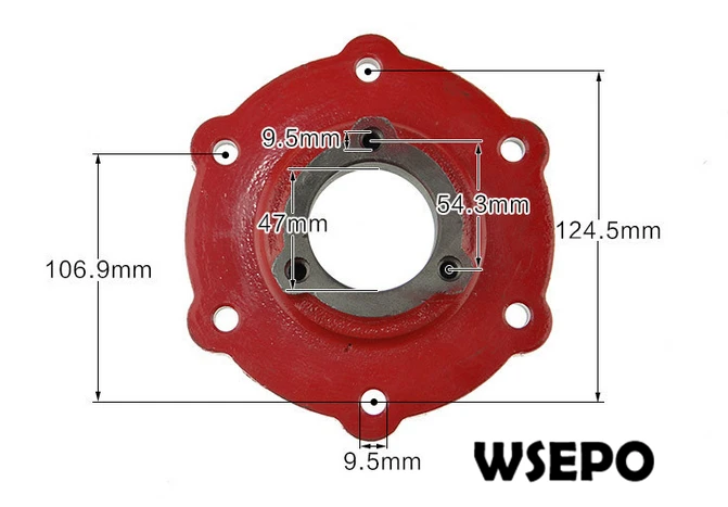 OEM КАЧЕСТВО! Чехол для ходьбы 170F (7HP) газовый двигатель или 170F/173F 4 ~ 5HP дизельный