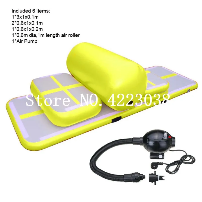 Дешево Бесплатная доставка, набор надувных ковриков для фитнеса (6 шт.)