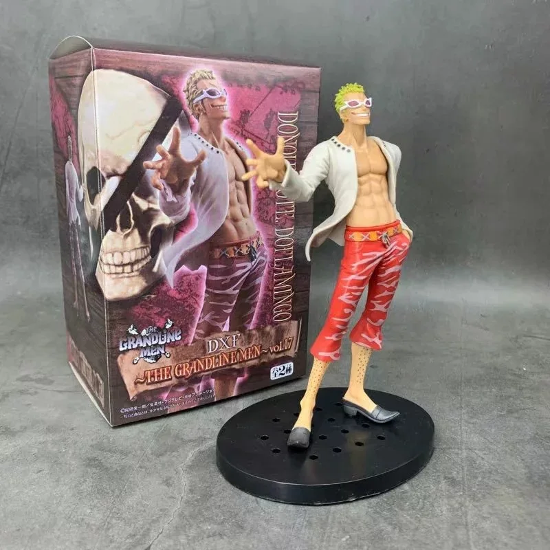 Аниме фигурки Одна деталь арлонга Зоро Doflamingo курильщика закон Vergo Брук ПВХ фигура