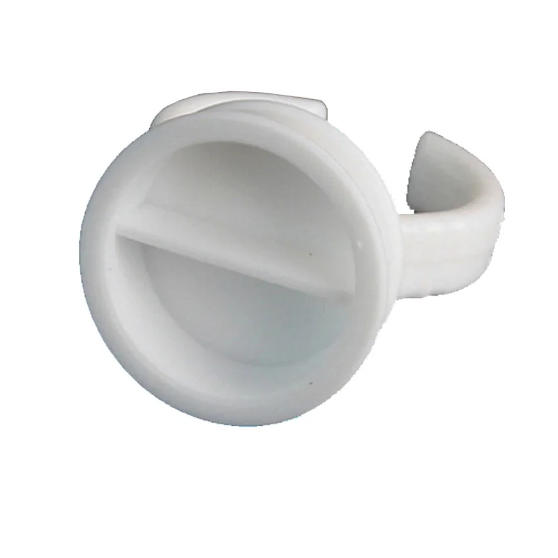 100 шт./компл. одноразовые разделенные пластиковые белые татуировки