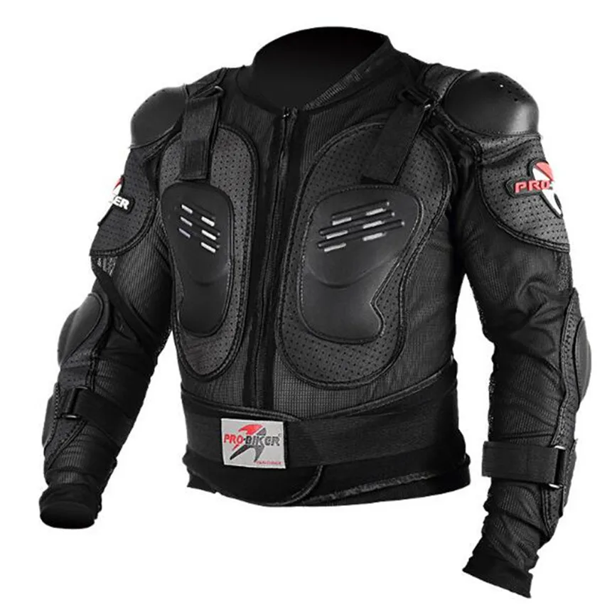 Probiker Мото защитные доспехи для мотоциклетных гонок, защитная Шестерни мотоциклетная куртка - Цвет: Черный