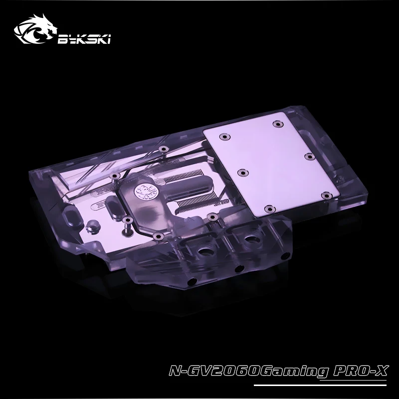Bykski медный блок используется для Gigabyte RTX2060 Gaming OC PRO 6G Rev 2,0/12 V RGB/5 V A-RGB радиатор кулера