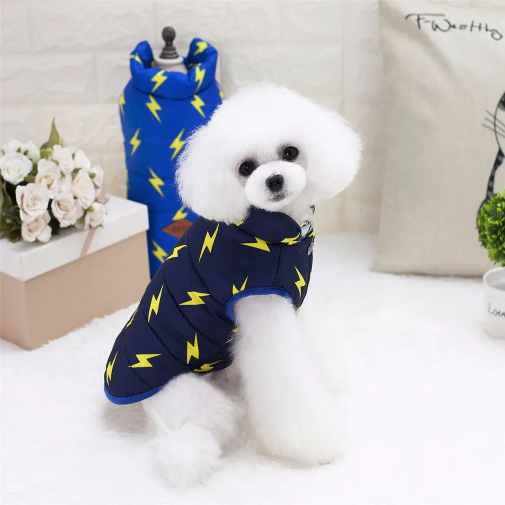 Y75 зимний мягкий жилет пальто модная одежда с молнией рисунком щенка теплая