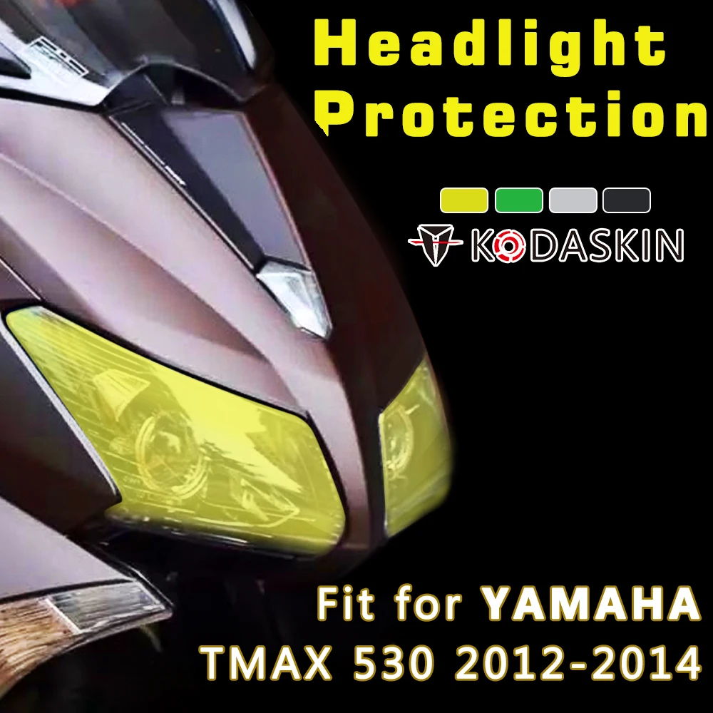 

KODASKIN Motorcycle Headlamp Headlight Screen Protection Cover Headlight Guard Fit For YAMAHA TMAX 530 yzf tmax530 2012-2014