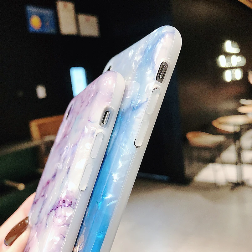 Винтажный мраморный чехол Kerzzil для iphone XS Max XR X 10 Жесткий ПК полное покрытие чехлы