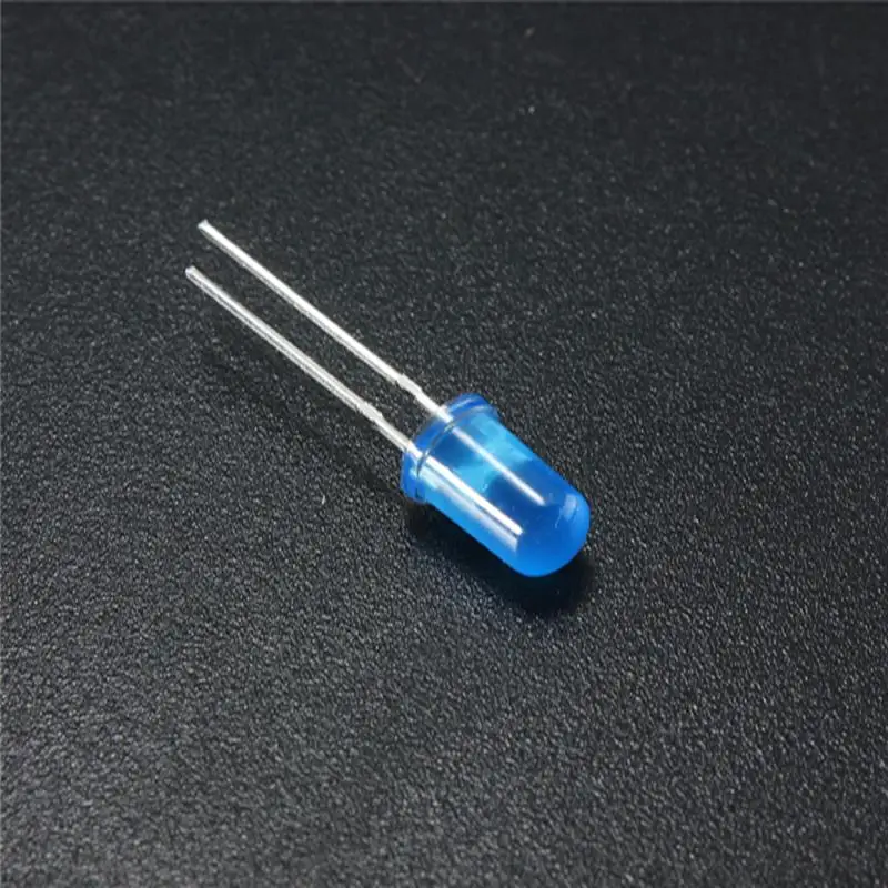 Высококачественный круглый цветной рассеянный светодиодный светильник 50 шт. 5 мм