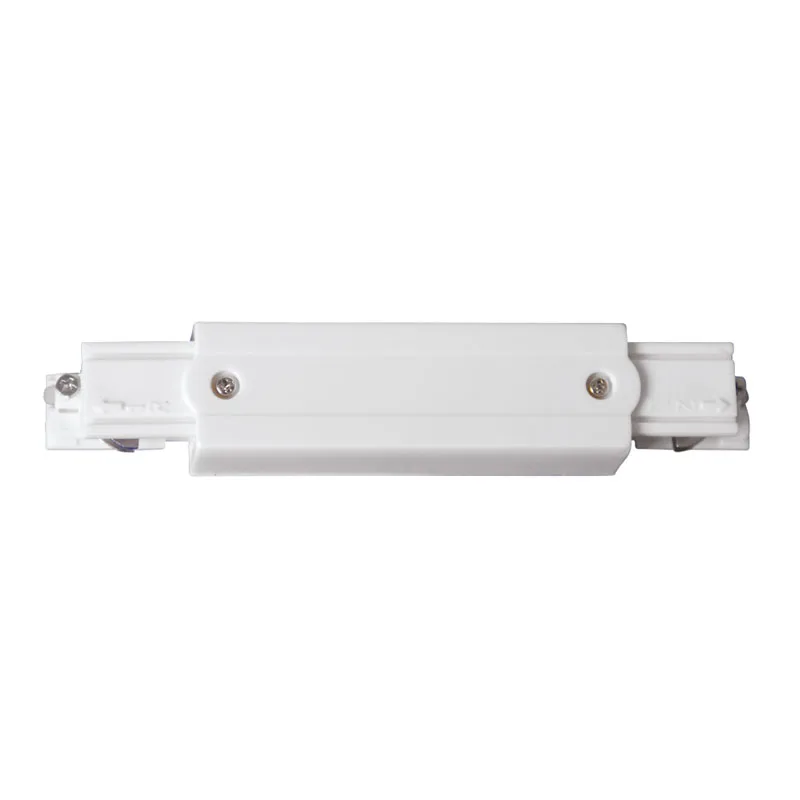 Fanlive 10pcs/lot 3 Phase Circuit Straight Connectors 4 Wire Rail Connector Track System Middle Feed Joiner Lighting |