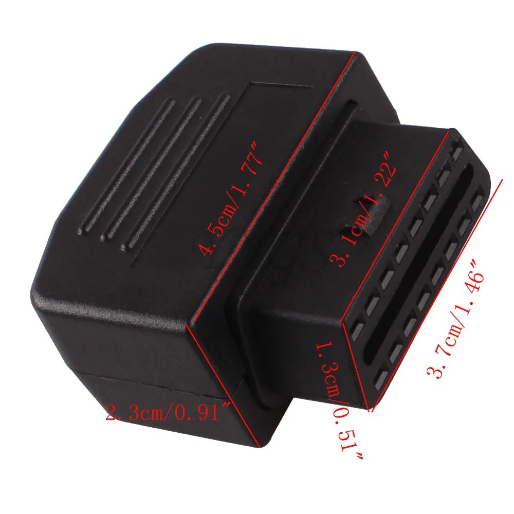 10x OBD2 OBD II 2 16 контактный разъем Женский Диагностический Инструмент Разъем +