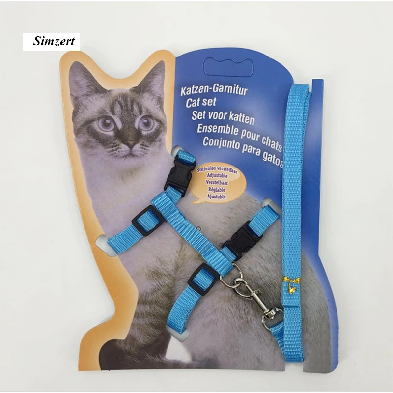 Simzert Товары для кошек кошка рубашка с принтом котами и воротником нейлоновый