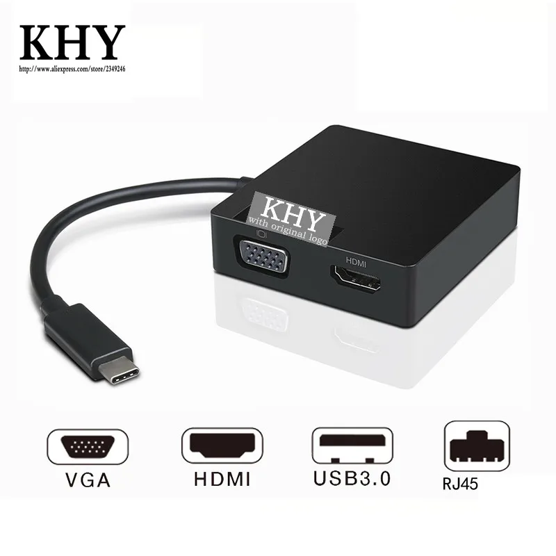 Оригинальная док станция Usb C концентратор L01UD014 CS R ThinkPad A285 A485T570 T580 X1 Carbon X270 X280 X380