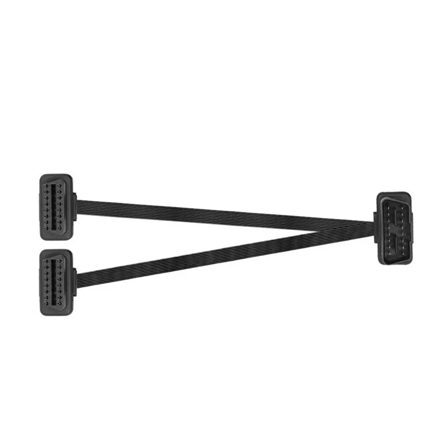 Сканер OBD2 l0418 16 контактный переходник с одного разъема на два Y образный
