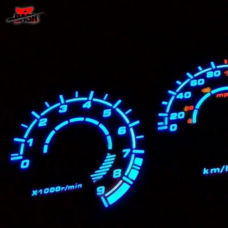 DASH EL свечение Калибр для Civic EG 1992 1995 Авто Передача Звук Активированный Пламя Дизайн