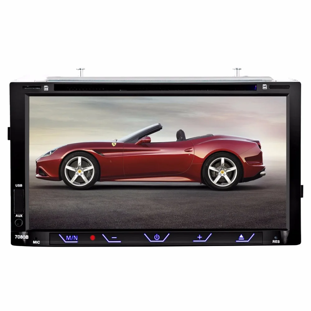 HEVXM 7080B 7 дюймовый автомобильный DVD плеер FM Радио BT обратный приоритет