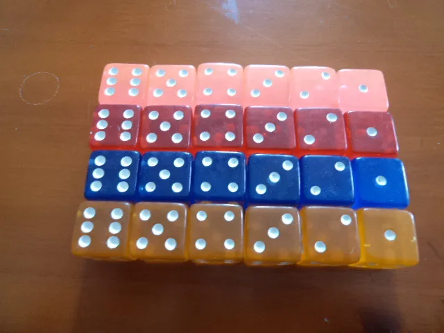 6 шт./компл. 19 мм квадратные углы Прозрачные Кубики #19 экспорт|transparent dice|dice transparentdice