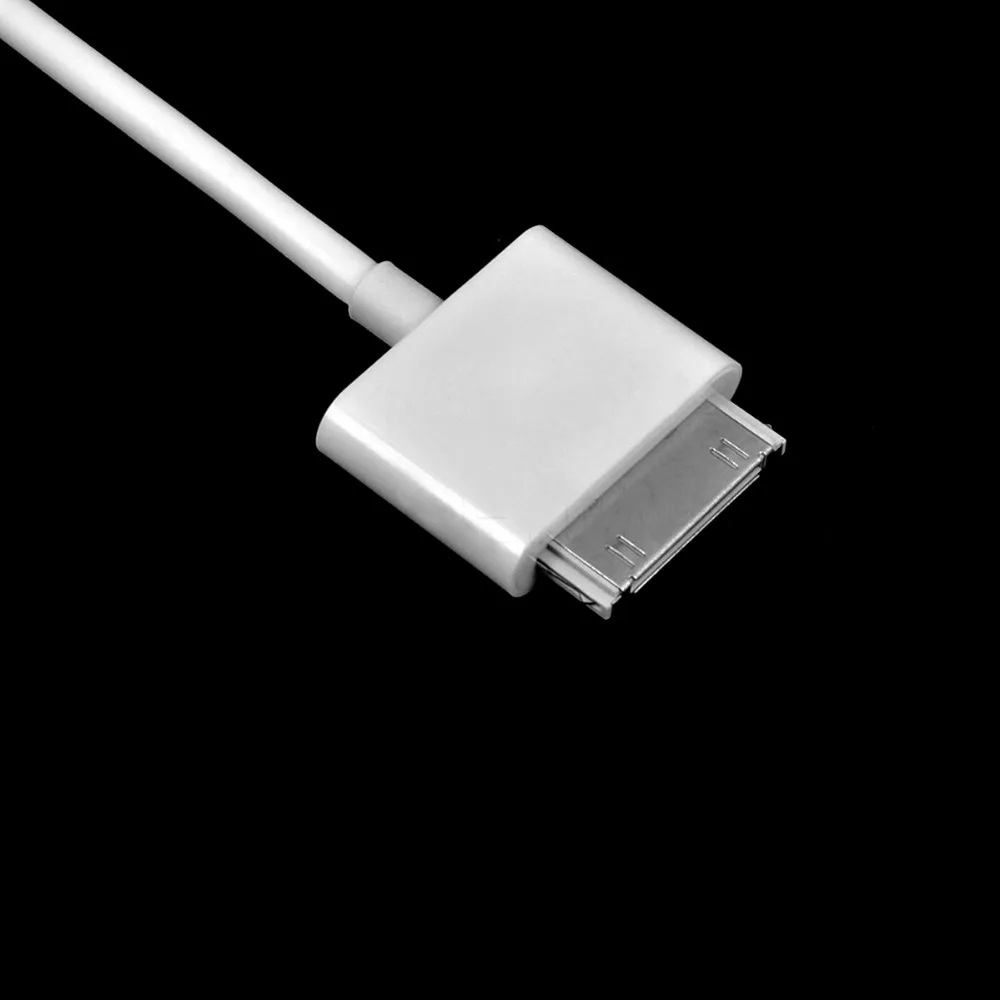 Горячий USB разъем док-станции для ТВ RCA видео композитный av-кабель адаптер Apple iPad 2 3