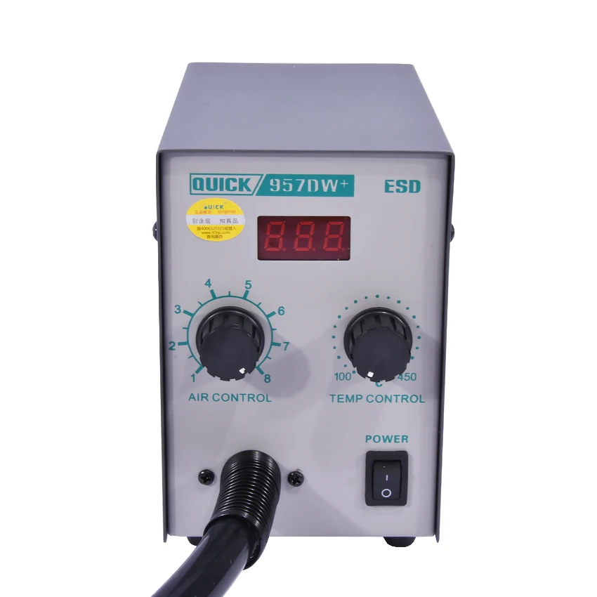Светодиодный дисплей QUICK 957DW регулируемая тепловая пушка горячего воздуха с