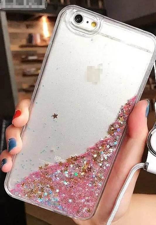 Luxury Liquid Glitter Sand Mobile Phone Cases For Samsung Galaxy S9 S8 S10 Plus S7 Edge Heart Sequins Dynamic Plastic Soft |