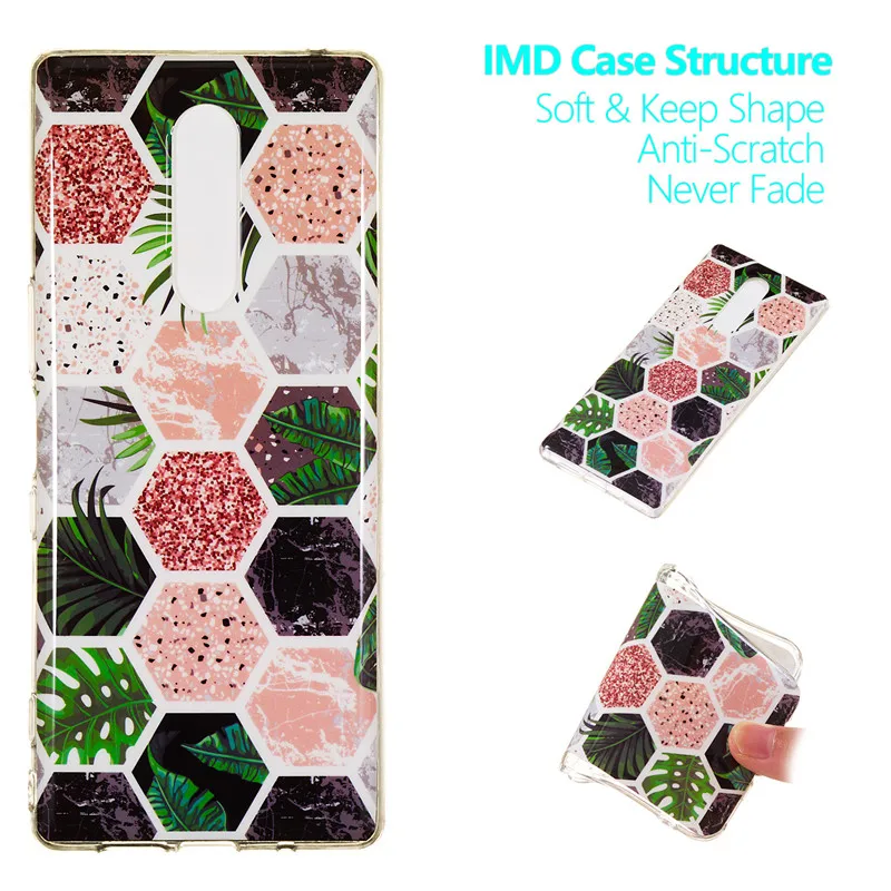 FLYKYLIN Marble Case For Sony Xperia XZ4 Cases XA2 Ultra XZ3 XZ2 L1 L2 Coque Slim Soft TPU Silicone Phone Cover |