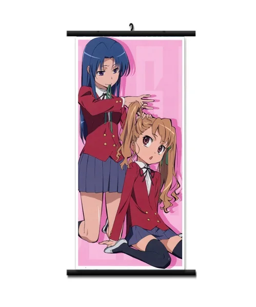 November update Anime TIGERxDRAGON! Toradora Aisaka Taiga Kawashima Ami домашний декор настенные прокрутки