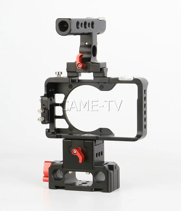 CAME TV установка для камеры S ony A6300 с ручкой клетка опорная пластина + вентилятор