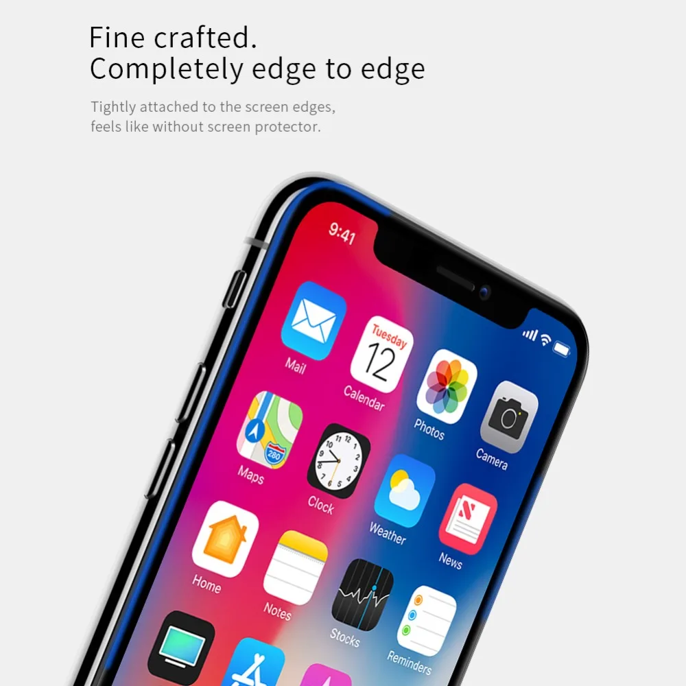 Закаленное стекло Nillkin с полным покрытием 3D для iPhone 13 12 Mini 11 Pro X 8 7 Plus XR XS Max SE 2020 |