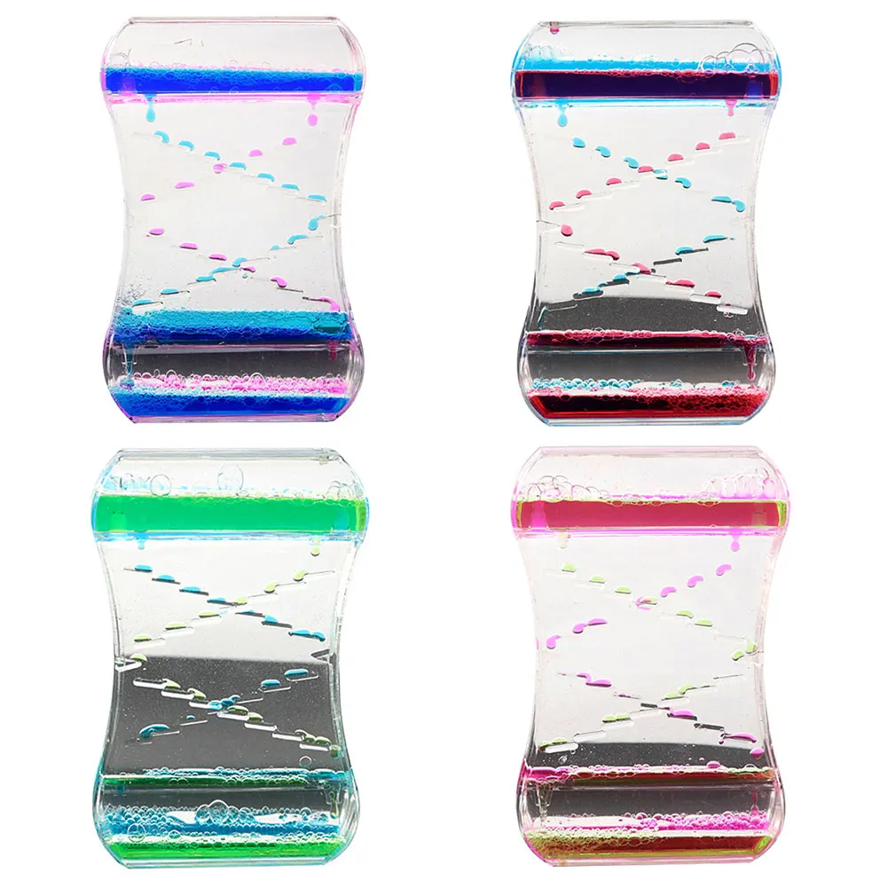 Песочные часы с жидким движением песочные для детей домашний декор подарок