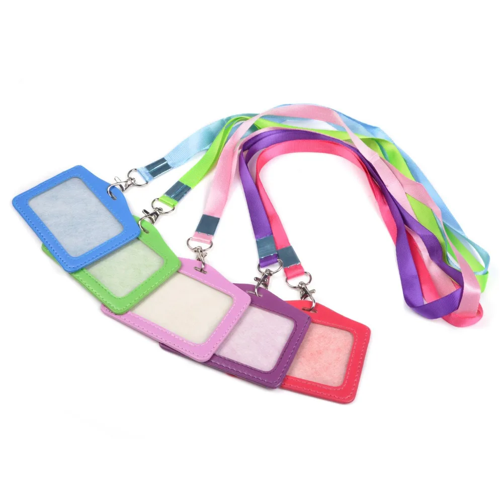 Держатель для банковских карт из искусственной кожи прозрачный чехол с длинным