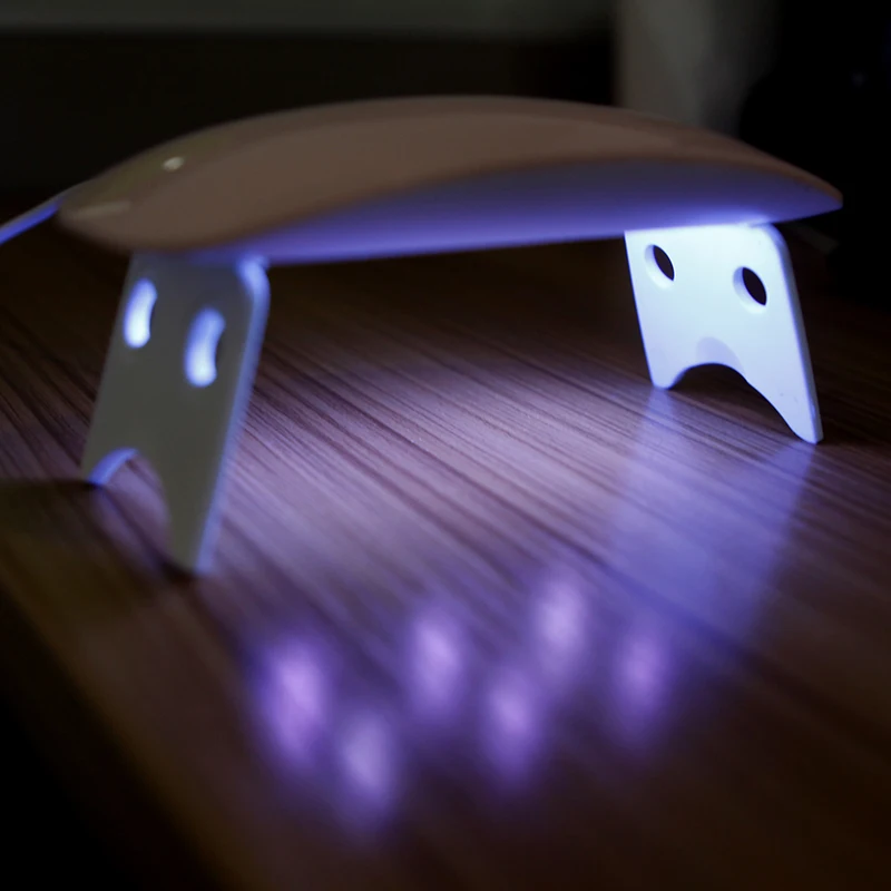 Belle Fille Мини светодиодный УФ лампа Dyer Гель лак для ногтей инструмент сушка USB