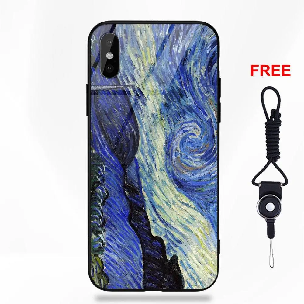 Для Apple IPhone X XS Max XR 5 5C 5S SE 6 S 7 8 плюс мягкая TPU оправа закаленное стекло случае