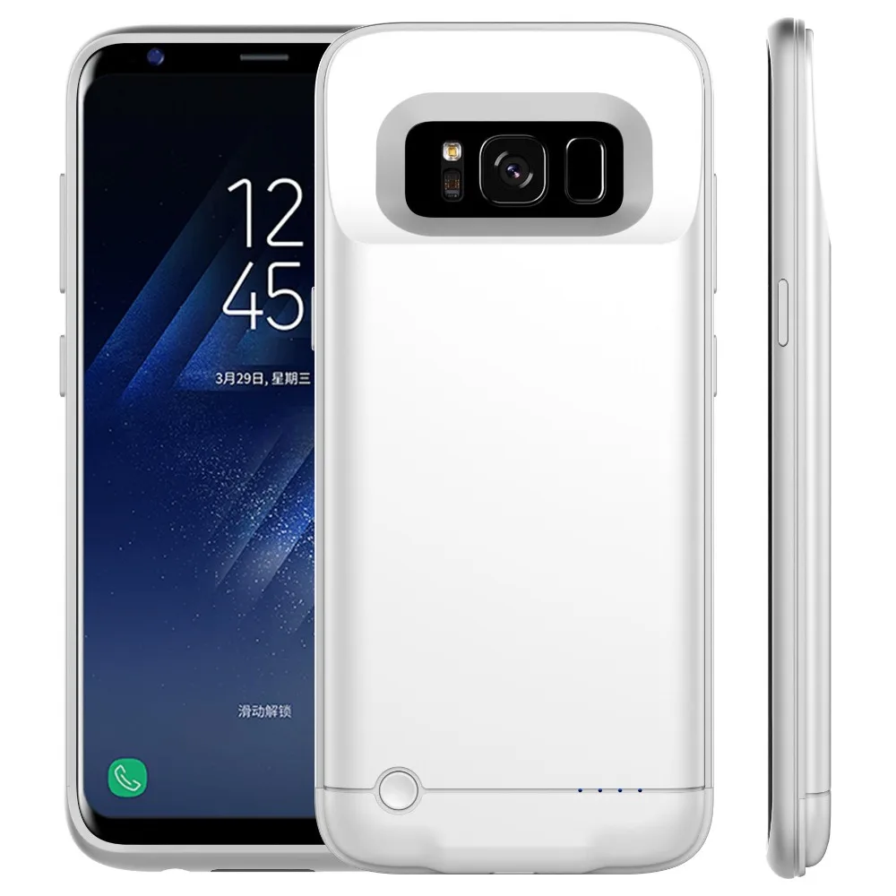 5200 мА/ч, переносной аккумулятор мобильного телефона чехол для Galaxy s8 Plus Мощность банк заряда телефона обложка чехол для samsung s8 крышка