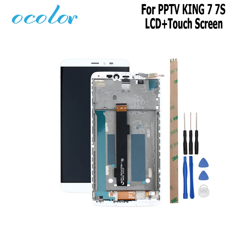 Ocolor для PPTV KING 7 s ЖК дисплей Дисплей и Сенсорный экран 6 0 &quotхорошо Экран + рамка