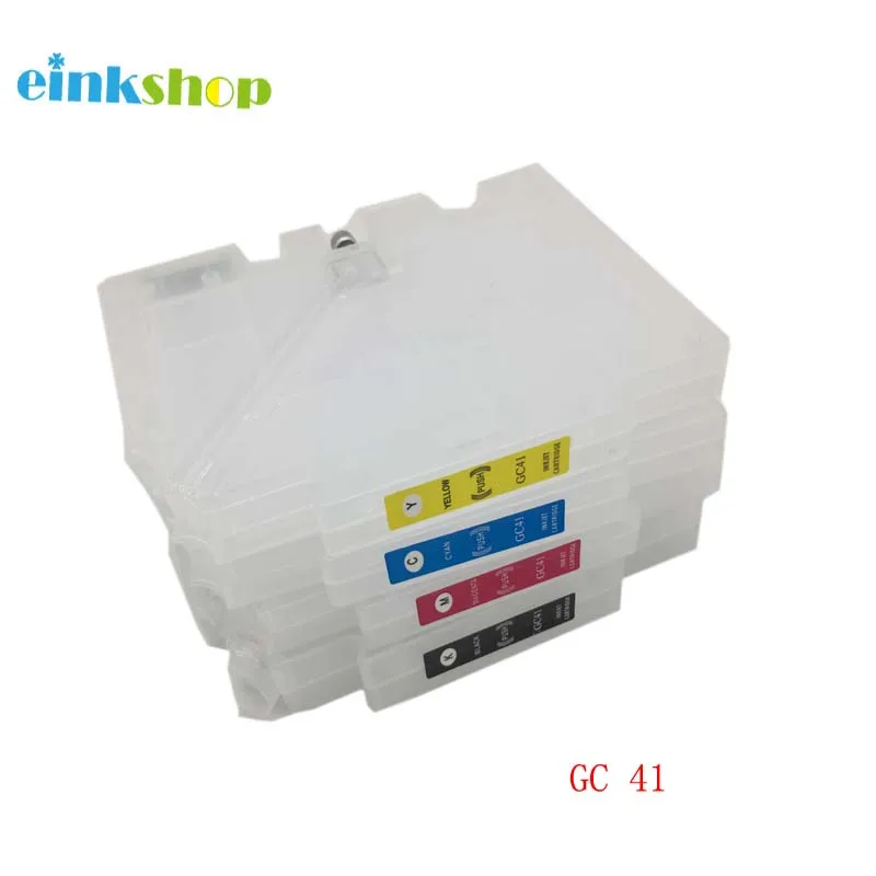 Многоразовый чернильный картридж einkstore GC41 с чипом для Ricoh GC 41 SAWGRASS SG400 SG800 SG2010 SG2100