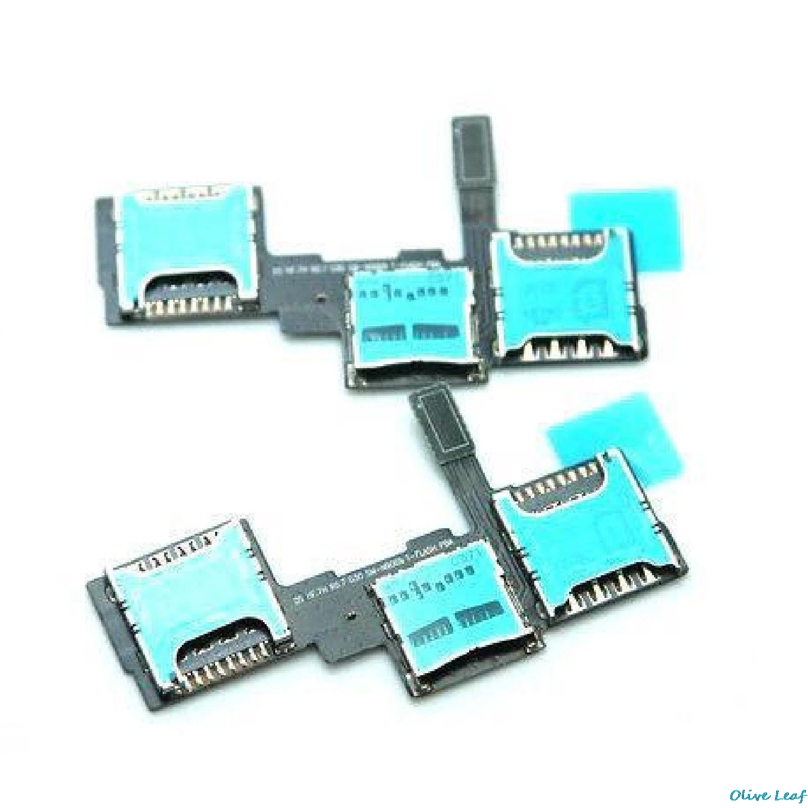 Новый слот для карт Micro SD SIM Держатель считыватель гибкий запасная часть samsung Galaxy