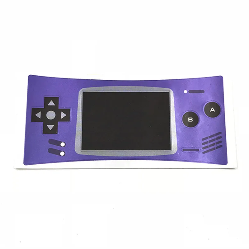 Sticker A-5 2 шт. для GBM Limited Edtion Shell чехол-накладка наклейка 10 лет памятная серия для GameBoy микро цветная наклейка - Цвет: Sticker A-5
