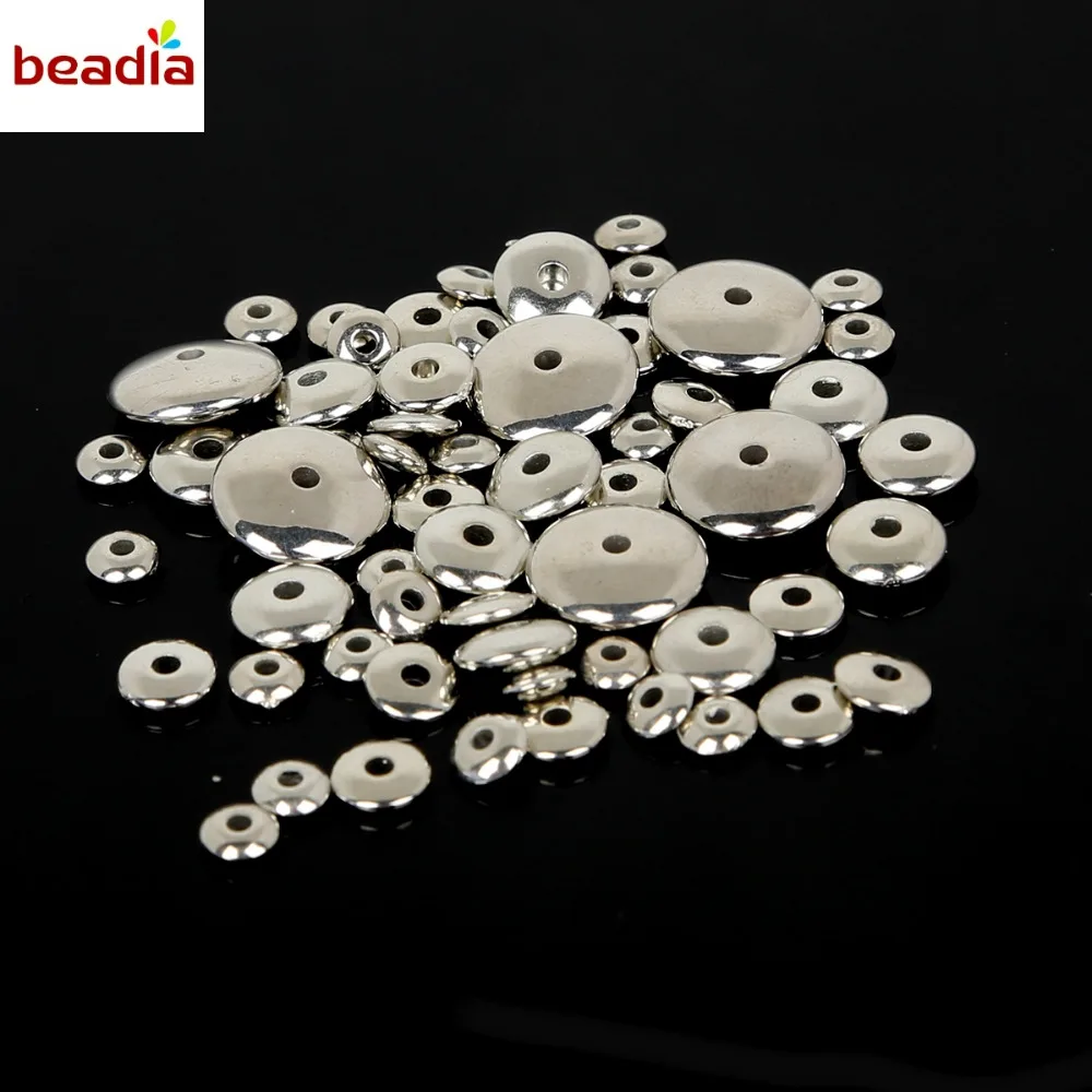 100 500 шт. рельефные бусины с родиевым/золотым покрытием|beads for diy|beads goldloose beads |