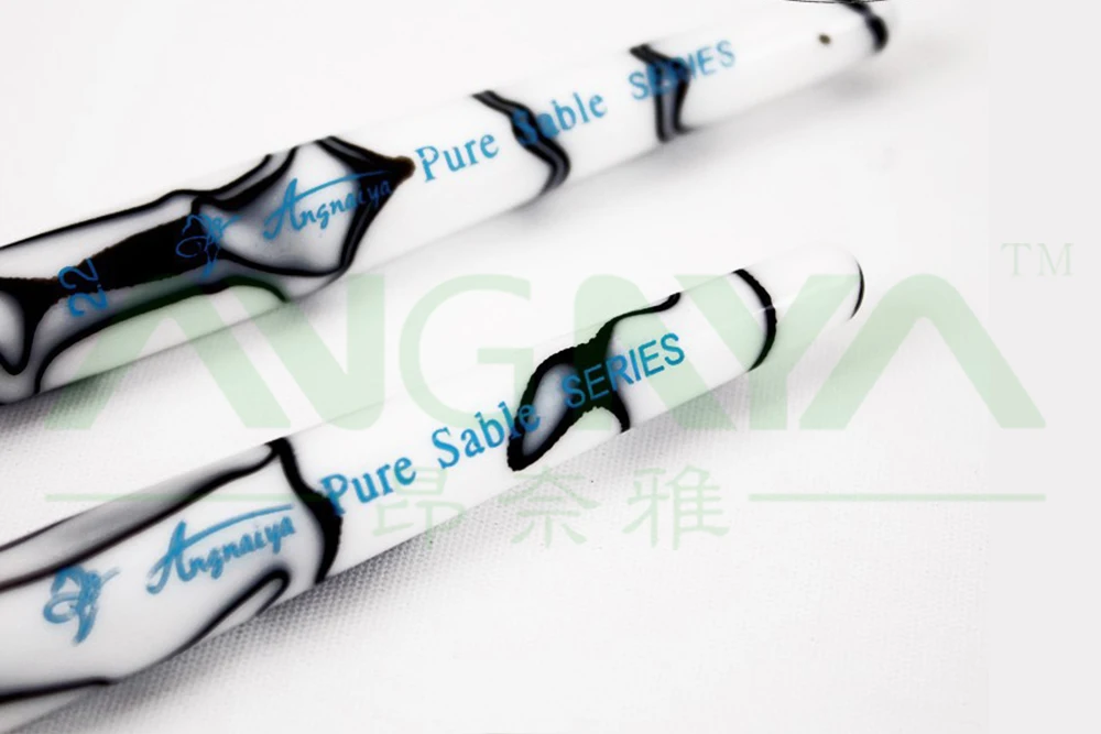 Прямая Заводская поставка 100% колонка соболиная акриловая кисть для ногтей 1 шт. №