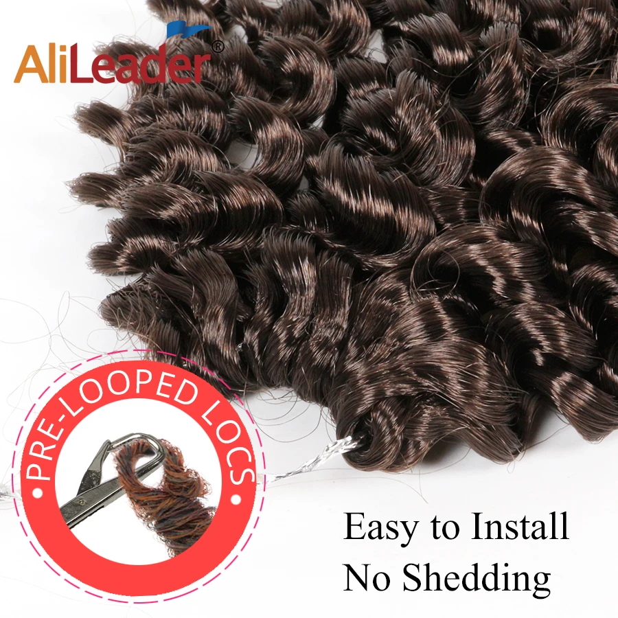 Пушистые вязаные крючком косы для страсти твист волосы 30 прядей/Упаковка 18