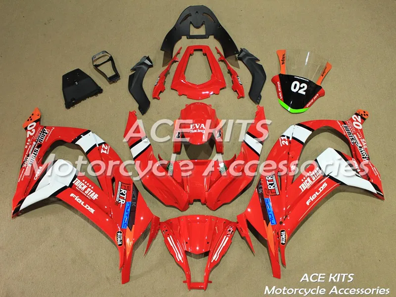 

New ABS motorcycle Fairing For kawasaki Ninja ZX-10R 2011 2012 2013 2014 2015 Injection Bodywor Any color All have ACE No.136