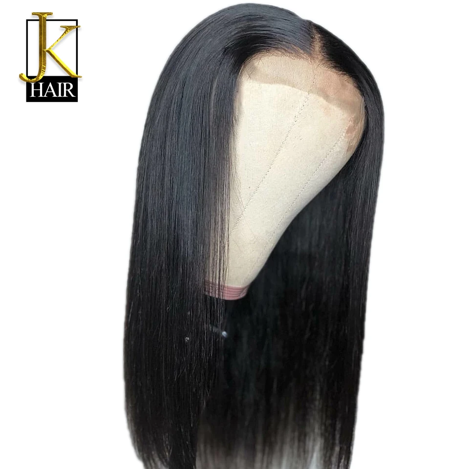 Glueless прямые волосы парик Remy бразильский синтетические на кружеве человеческие