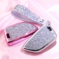diamond luxury car key case cover holder keychain shell bag remote key for bmw 2 7 series x1 x5 x6 x5m x6m gifts for girls or wo