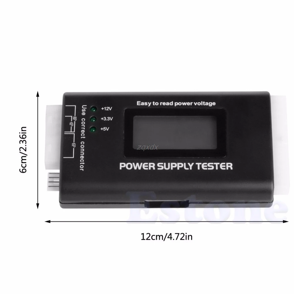 LCD PC Computer 20/24 Pin 4 PSU ATX BTX ITX SATA HDD Power Supply Tester | Электроника