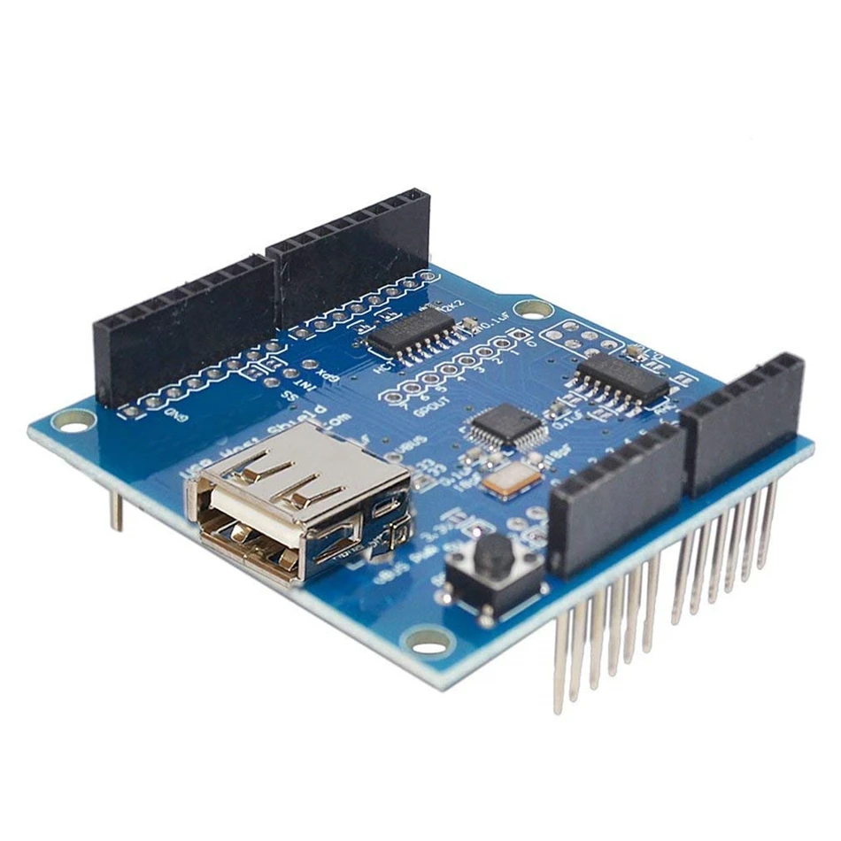 USB хост щит для Arduino UNO MEGA 2560 Поддержка Google Android ADK usb-хаб | Электронные компоненты и