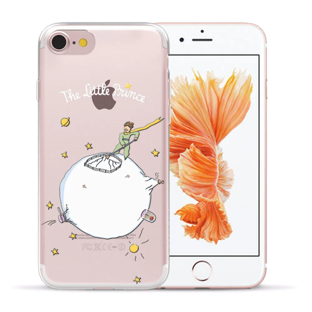 Чехол из мягкого силикона с принтом Маленького Принца для телефона Coque Apple iPhone 11 Pro Max 5 5S SE 6 6S 7 8 Plus X XS XR.