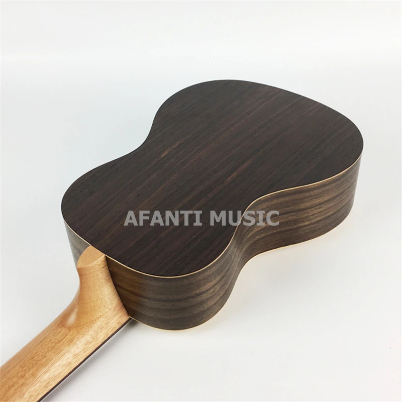 Afanti музыка Picea Asperata/палисандр/26 дюймов Гавайские гитары укулеле(dga-203